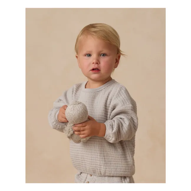 Set felpa e jogger in maglia | Grigio