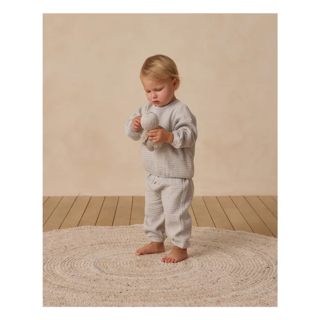 Set felpa e jogger in maglia | Grigio