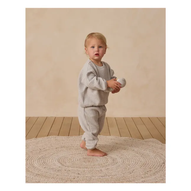 Knit Sweat and Jogger Set | Grey