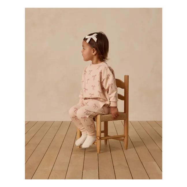 Organic Cotton Knotted Sweat | Coral