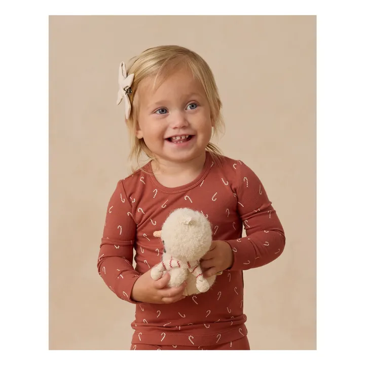 Ensemble Pyjama Candy Canes | Rouge Brun- Image produit n°1