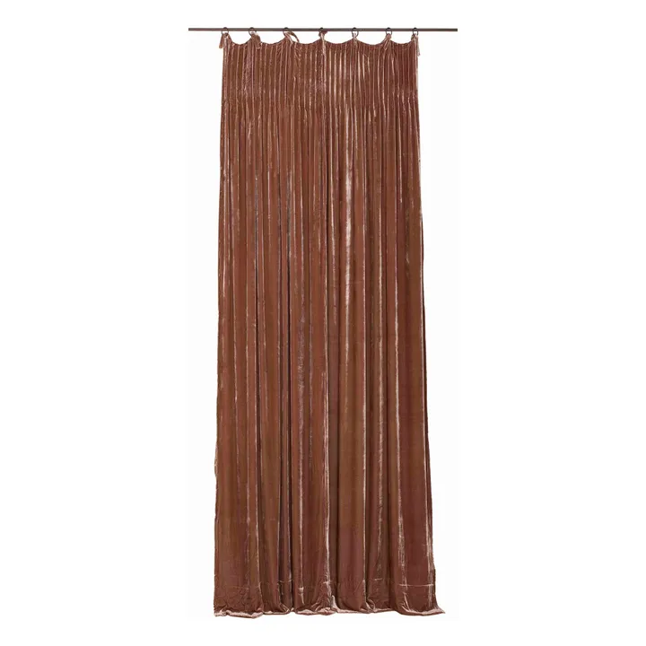 Rideau en velours de soie Istanbul Blush- Image produit n°0