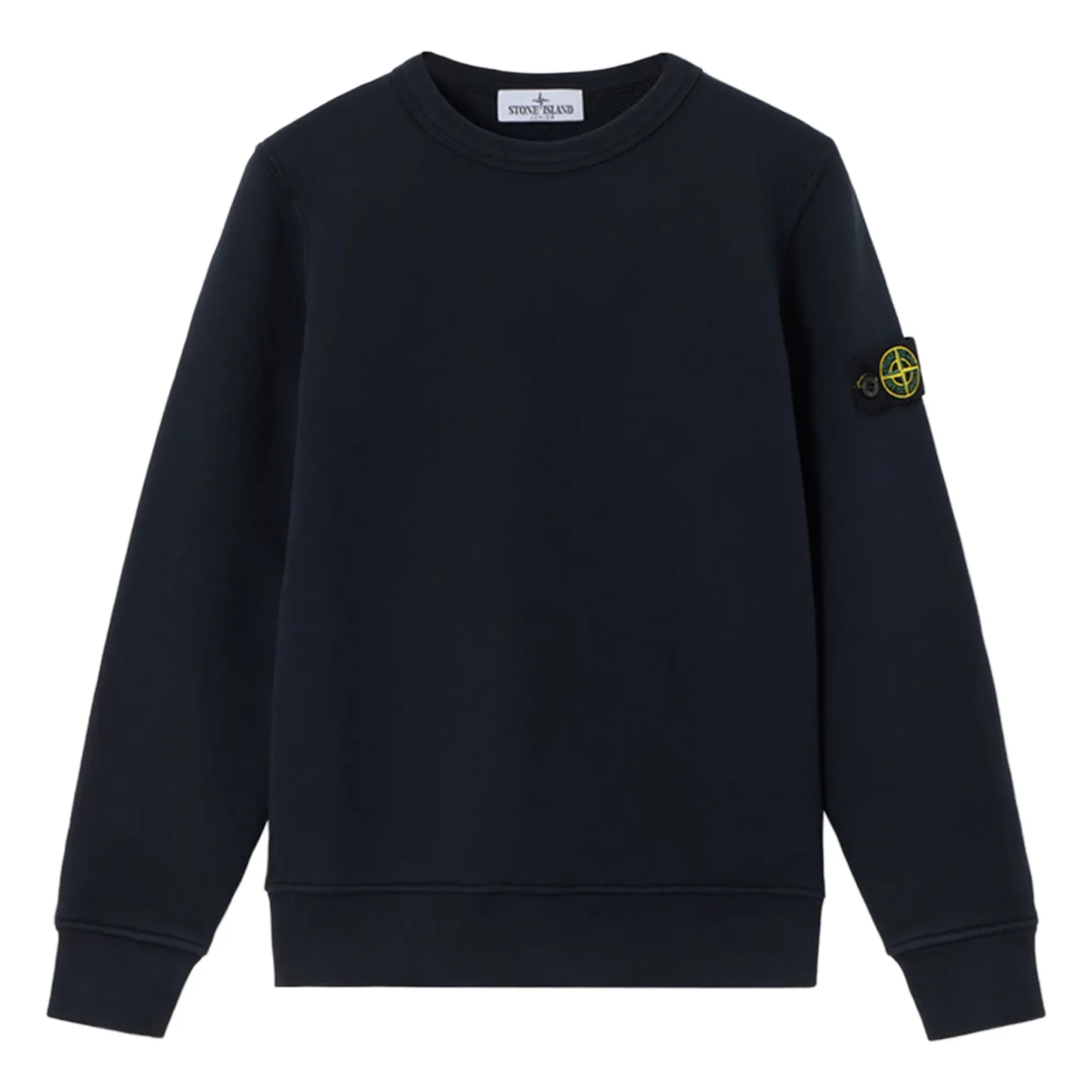 Stone Island Black Sweat Logo