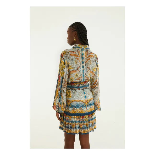 Robe Mosaic Garden | Bleu