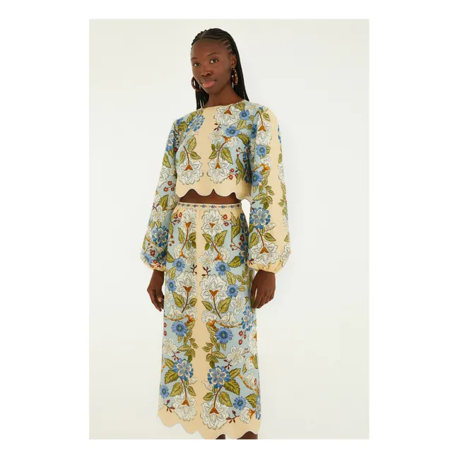 Garden Linen skirt | Sand