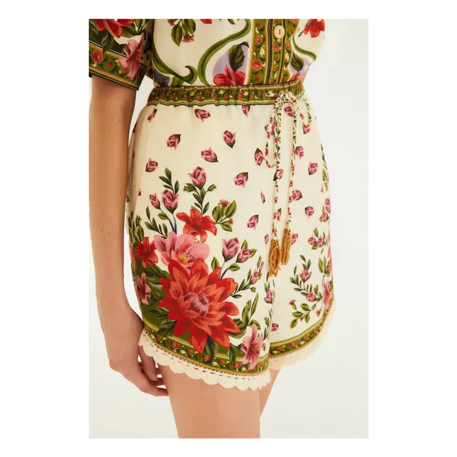 Pantalones cortos de lino Wonder Rio | Crudo