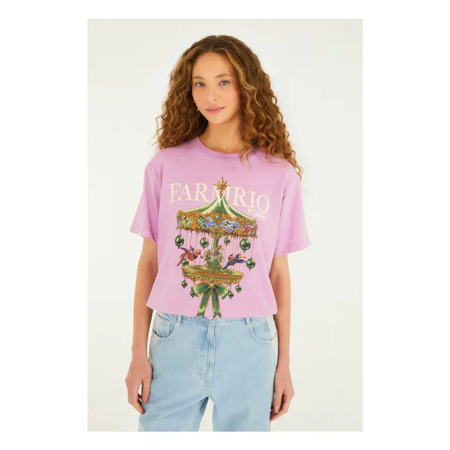 Maglietta Paris Carousel | Lilla