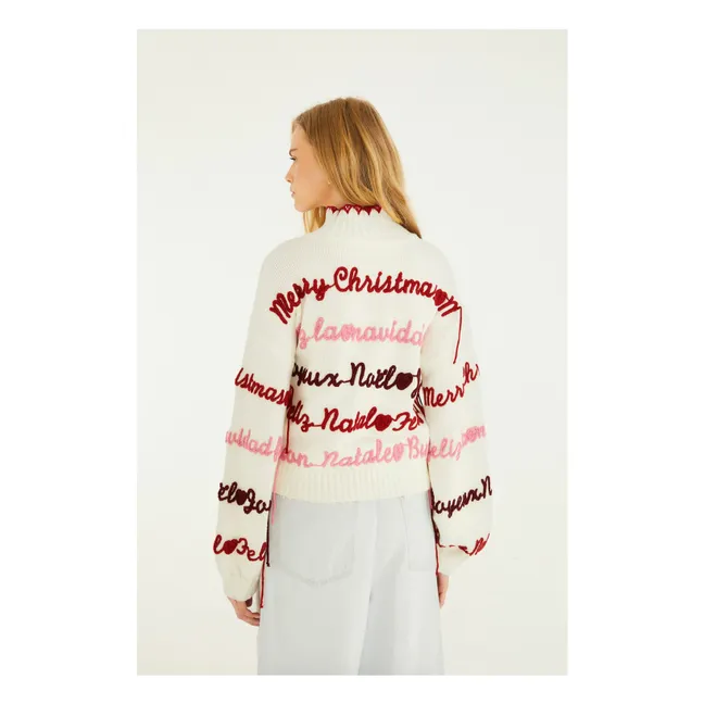 Merry Christmas Pullover | Seidenfarben