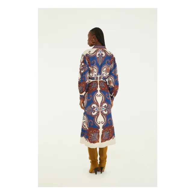 Vestido arabesco | Azul