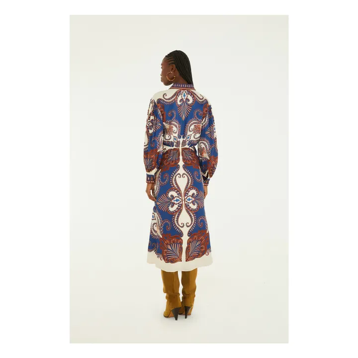 Robe Arabesque | Bleu- Image produit n°0