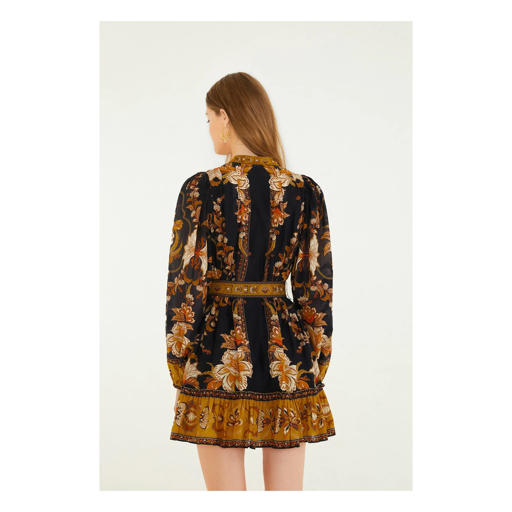 Robe Majestic Garden | Noir- Image produit n°1