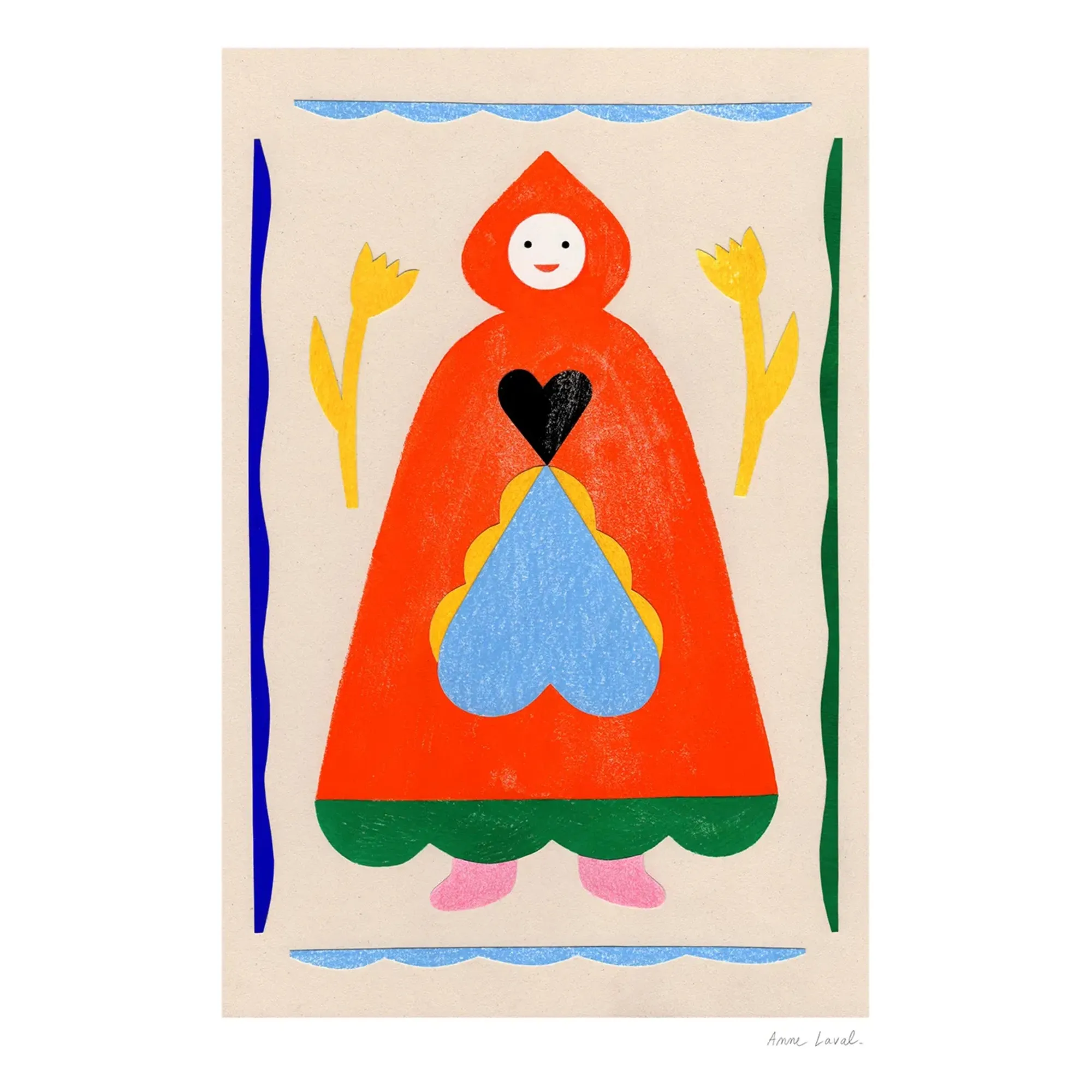 Mado Multicoloured Poster Character Cape