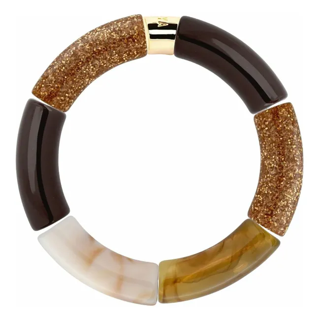 Bracelets Trio Terra-Ouro | Marron