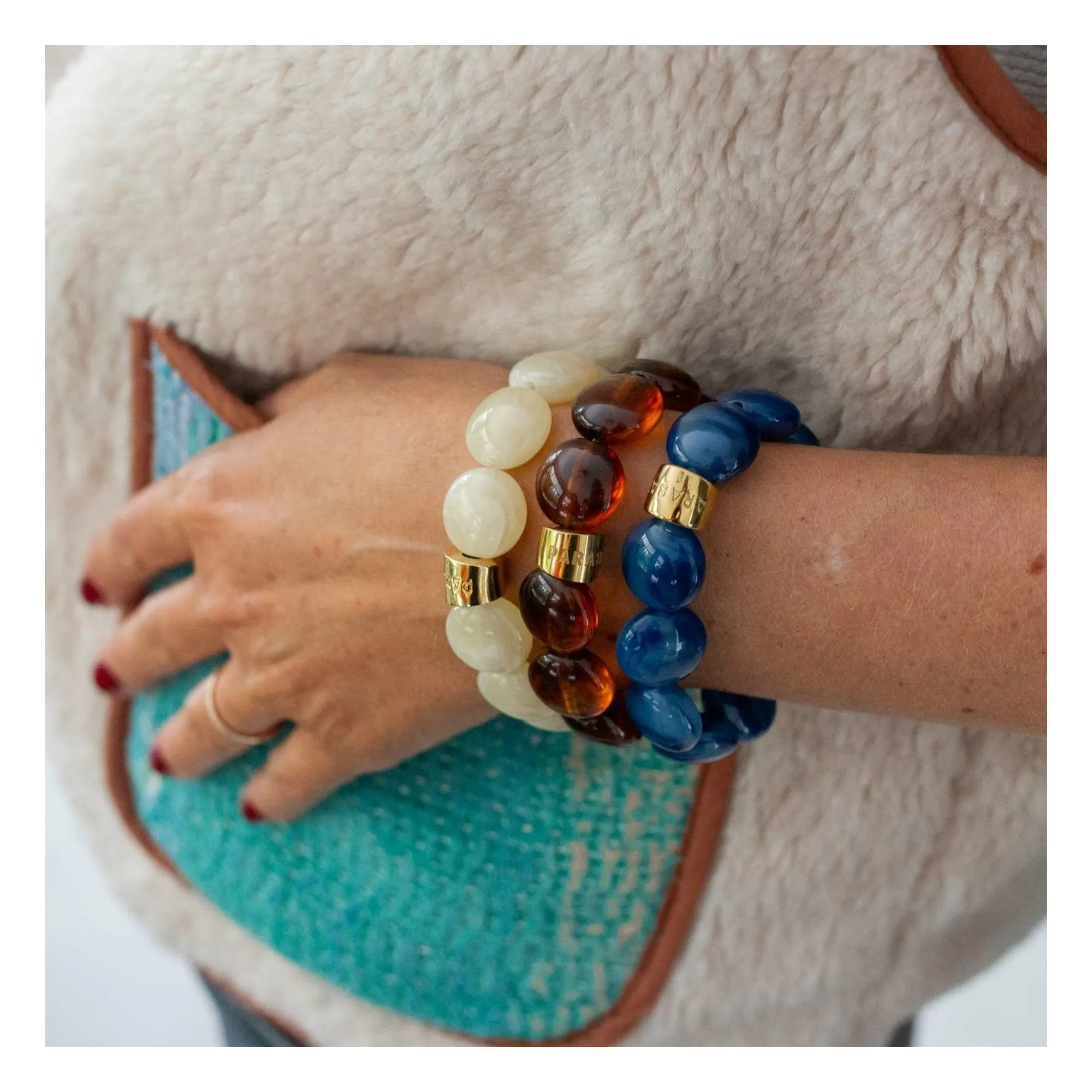 Bracelet Bombom Latte | Latte- Image produit n°3