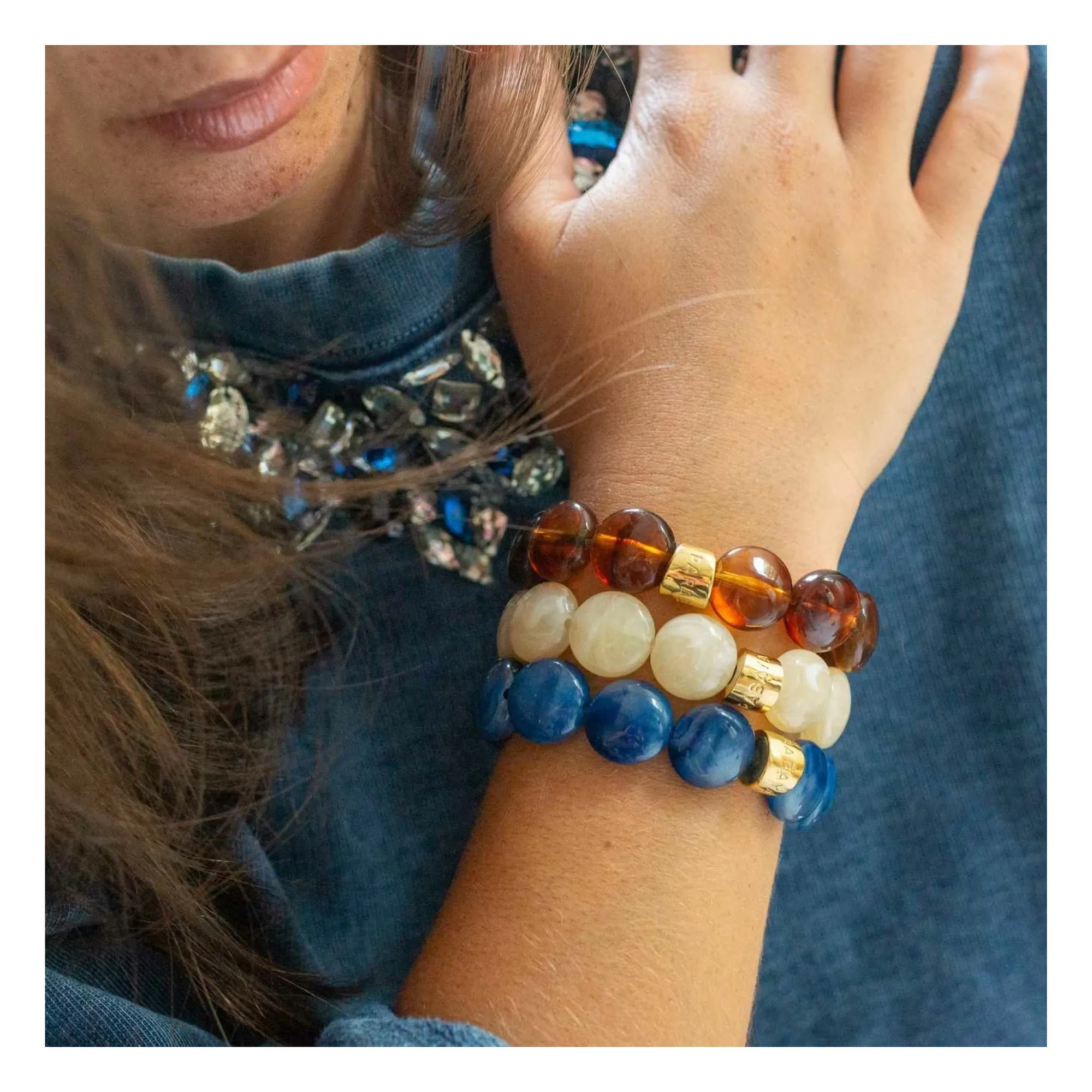 Bracelet Bombom Latte | Latte- Image produit n°6