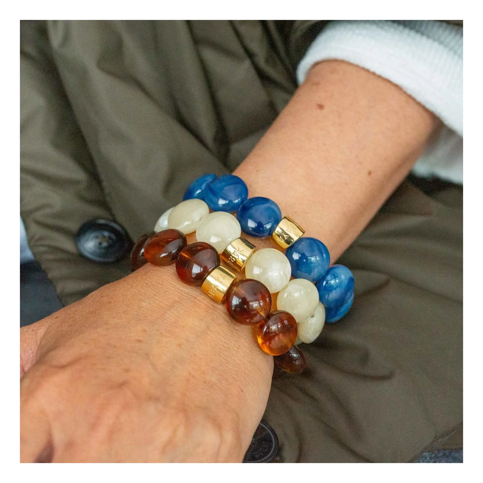 Bracelet Bombom Latte | Latte- Image produit n°4