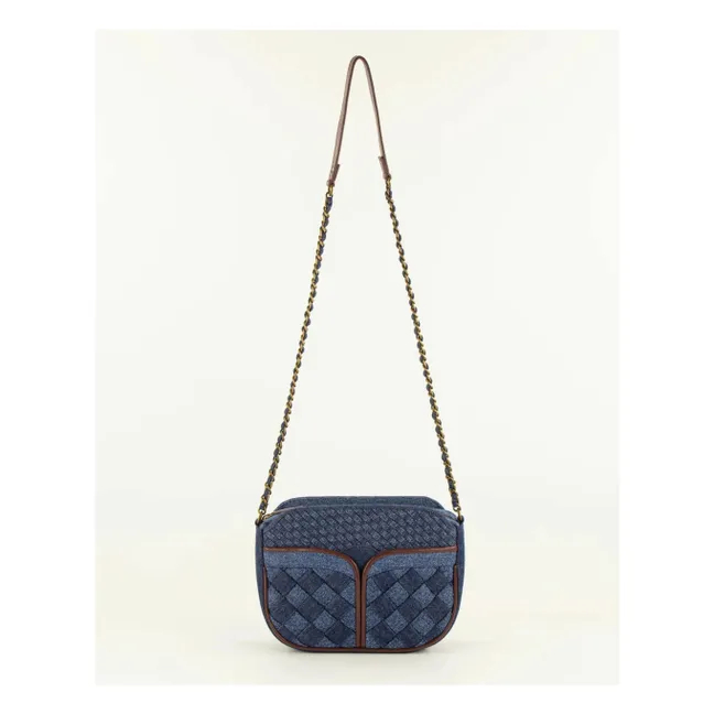 Divinou Braided Denim Bag | Blue