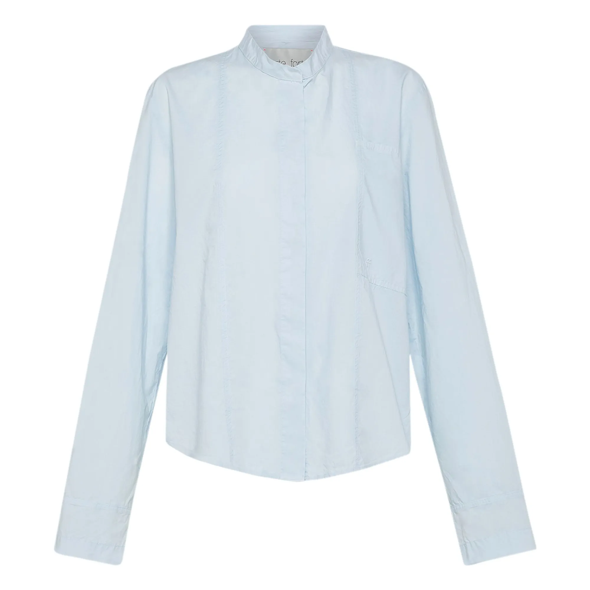 Forte Forte Light Blue Grandfather Cotton Poplin Shirt