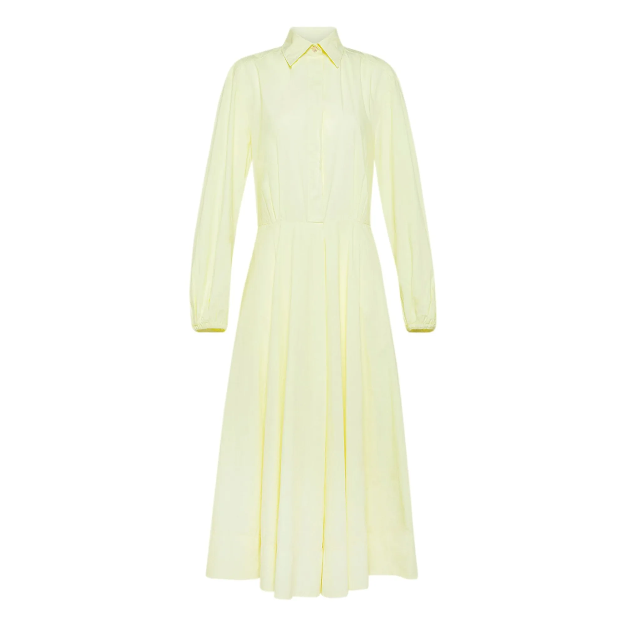 Forte Forte Yellow Cotton Poplin Dress