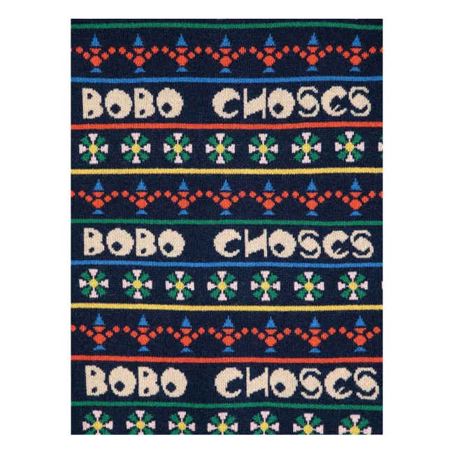 Cárdigan Bobo Choses Lana y fibras recicladas - Colección Mujer | Azul Marino