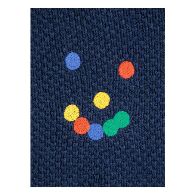 Cardigan Fun Laine et Cachemire | Bleu marine