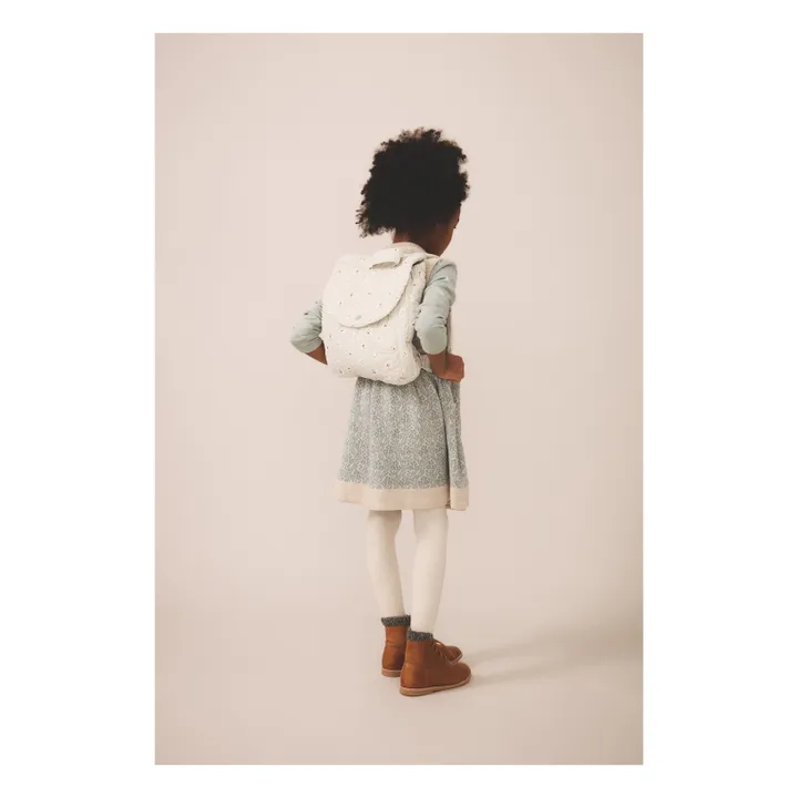 T-shirt Pouf Pointelle Coton Bio | Bleu pâle- Image produit n°6