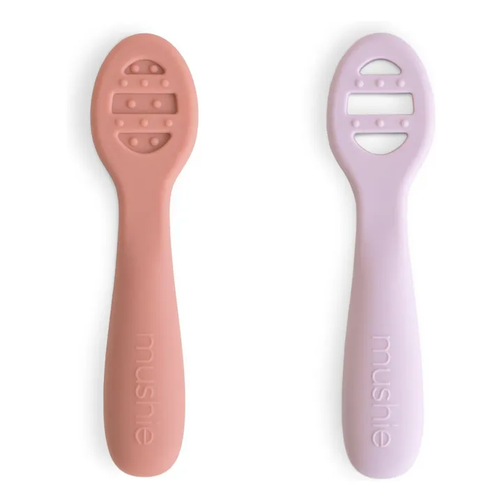 Cucharas de silicona para bebés | Lila- Imagen del producto n°0