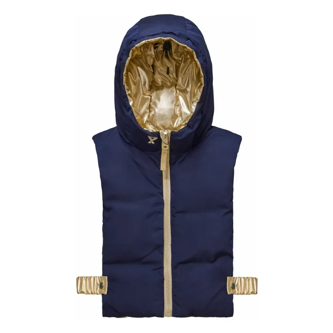 Exclusivité Fudoon X Smallable - Piumino reversibile con cappuccio | Dorato