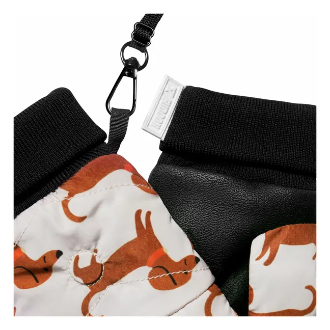 Exklusiv bei Fudoon X Smallable - Convertible Fäustlinge Mitts Teckel | Beige