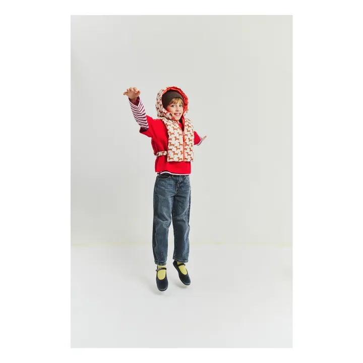 Exclusivité Fudoon X Smallable - Dachshunds Reversible Down Hoodie | Beige- Product image n°2