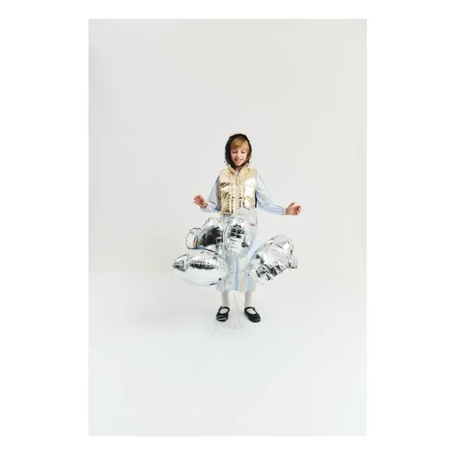 Exklusiv bei Fudoon X Smallable - Reversible Daunenjacke mit Kapuze | Gold