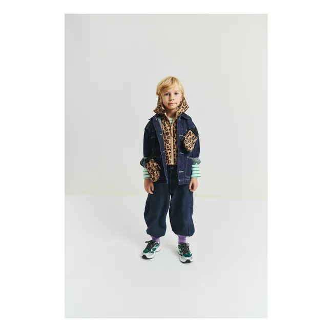 Exclusivité Fudoon X Smallable - Manoplas convertibles de leopardo | Marrón