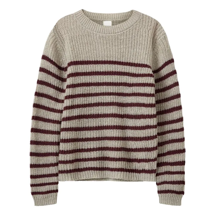 Pull Pollysy Rayé | Beige- Image produit n°0
