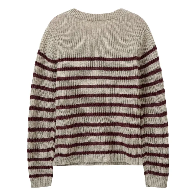 Pull Pollysy Rayé | Beige