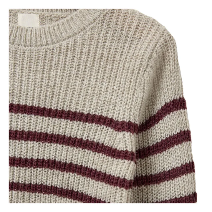 Pull Pollysy Rayé | Beige- Image produit n°3