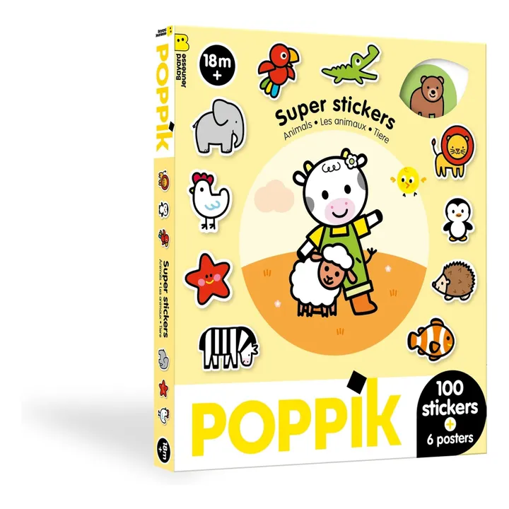 Poppik - Poppik - Gommettes Les Animaux