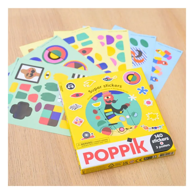 MON POSTER EN STICKERS COURONNE FLEUR - POPPIK | La Règle Du Jeu