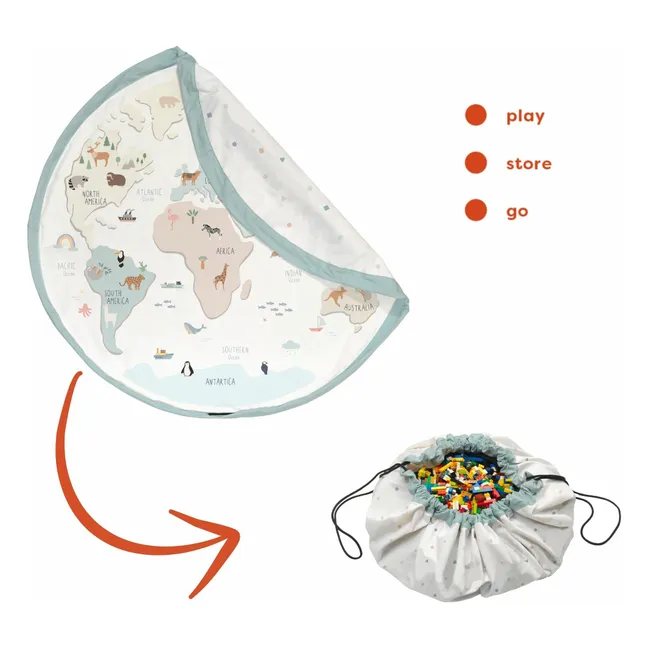 Tasche / Spielmatte Noomad - Weltkarte