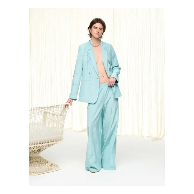 Pantalon Palazzo Taffetas | Aqua