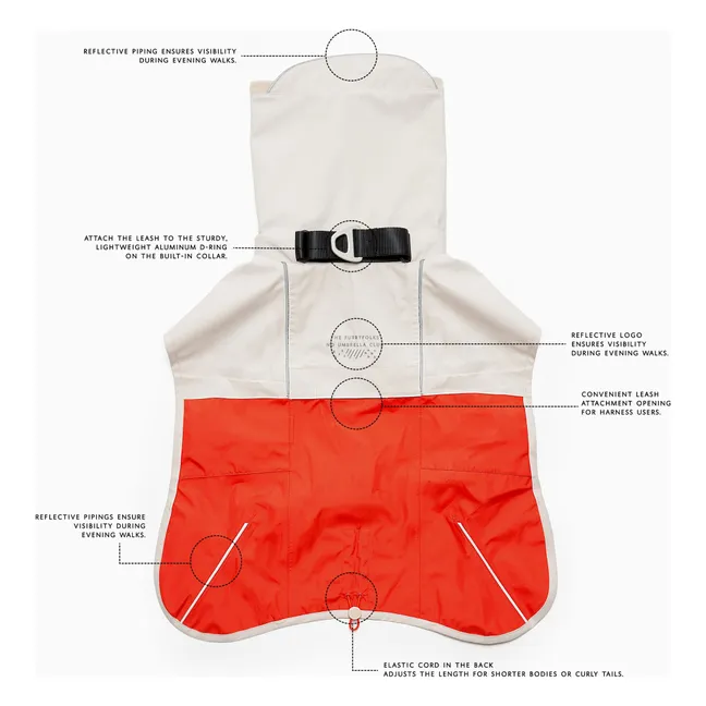 Venture rain coat | Orange