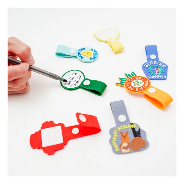 World's Okayest Dog Medal | Red