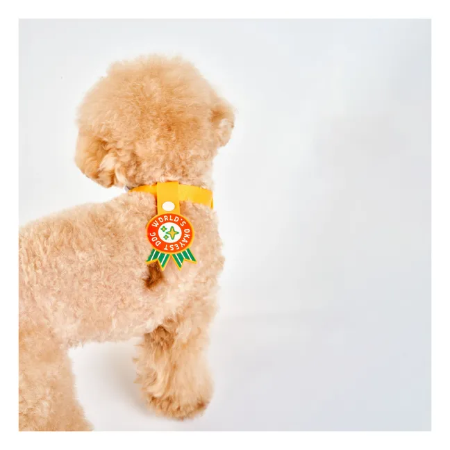World's Okayest Dog Medal | Red