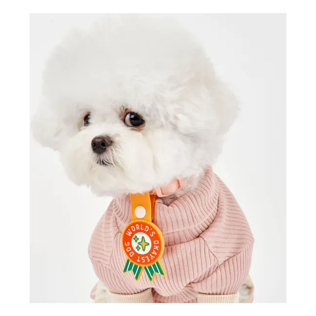 Médaille World's Okayest Dog | Rouge