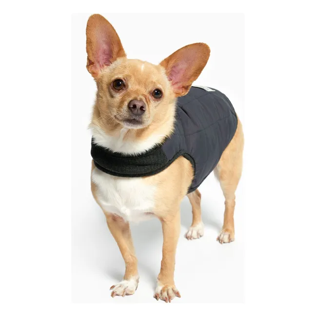 Reversible Daunenjacke | Schwarz