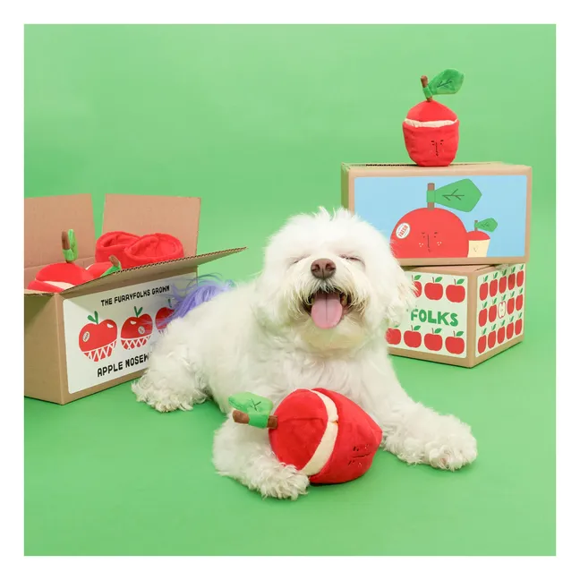 Jouet de fouille Apple | Rouge