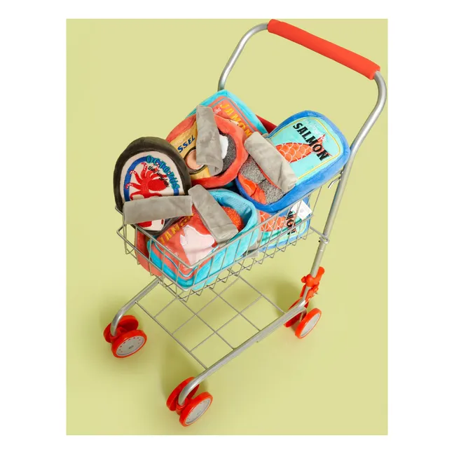 Salmón en conserva juguete para excavar