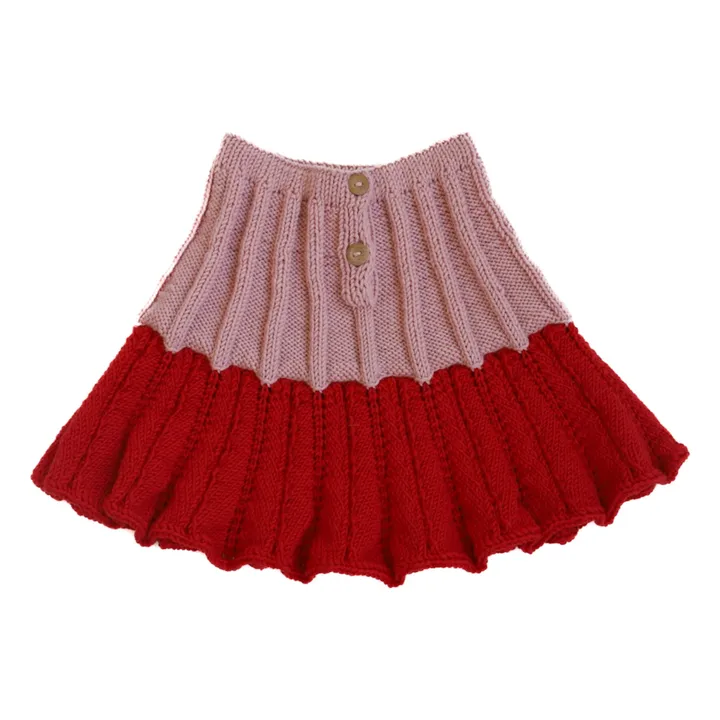 Jupe Dove Laine Mérinos | Rose- Image produit n°0