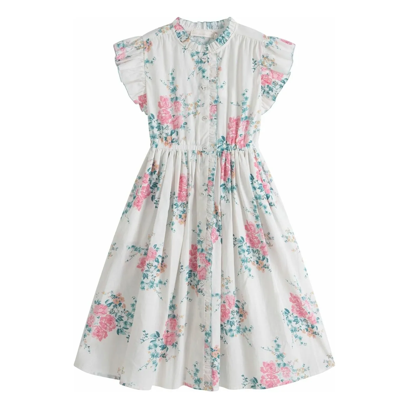 C'era Una Volta White Delphine Dress
