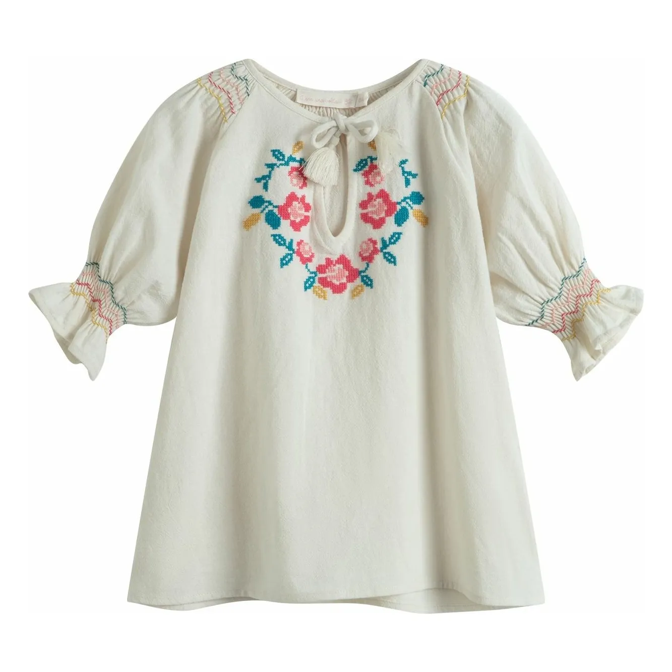C'era Una Volta Cream Amelia Blouse