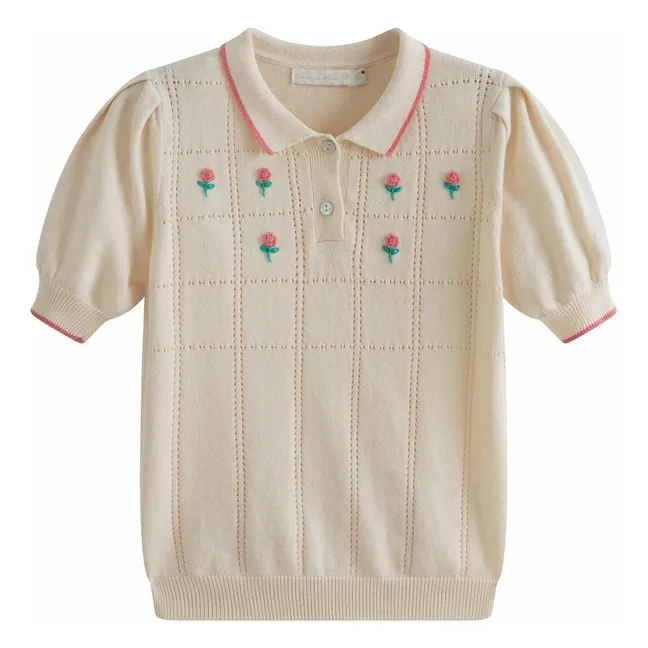 Polo María Maille | Crema